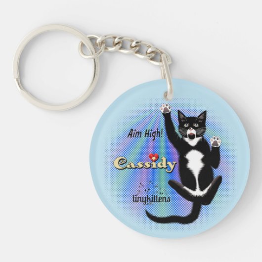 Cassidy TinyKittens Schlüsselanhänger (Vorderseite)