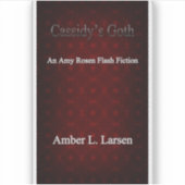 Cassidy's Goth Book Cover Sticker (Vorderseite)