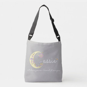Cassie Name und Bedeutung Monogramm Tasche