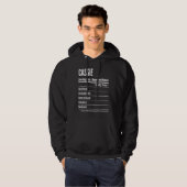 Cassie Nutritional Facts servieren Größenkalorien Hoodie (Vorne ganz)