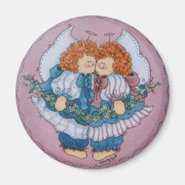 Cassie und Clarissa Twins Angel Magnet