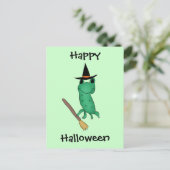 Cassie's Halloween Frog Postkarte (Stehend Vorderseite)