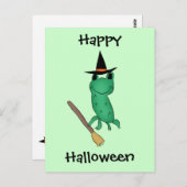 Cassie's Halloween Frog Postkarte (Vorne/Hinten)