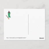 Cassie's Halloween Frog Postkarte (Rückseite)