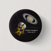 Cassini Huygens Mission zum Saturn Button (Vorderseite)