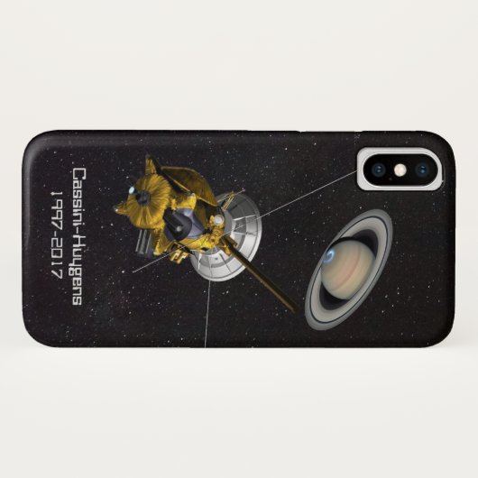 Cassini Huygens Mission zum Saturn Case-Mate iPhone Hülle (Rückseite (Horizontal))