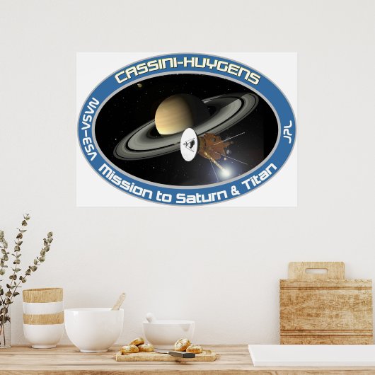CASSINI - HUYGENS POSTER (Küche)