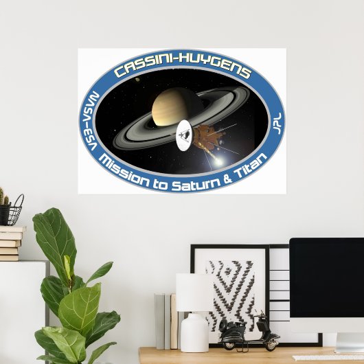 CASSINI - HUYGENS POSTER (Heimbüro)