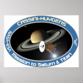 CASSINI - HUYGENS POSTER (Vorne)