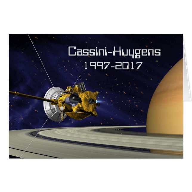 Cassini Huygens Saturn Mission Spacecraft (Vorderseite (Horizontal))