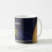 Cassini Huygens Saturn Mission Spacecraft Kaffeetasse (VorderseiteRechts)
