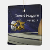 Cassini Huygens Saturn Mission Spacecraft Keramikornament (Links)