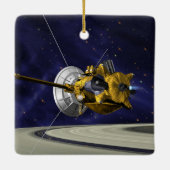 Cassini Huygens Saturn Mission Spacecraft Keramikornament (Rückseite)