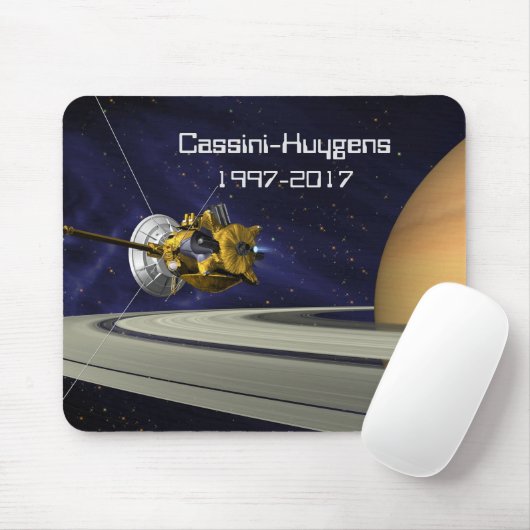 Cassini Huygens Saturn Mission Spacecraft Mousepad (Mit Mouse)