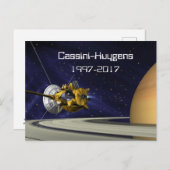 Cassini Huygens Saturn Mission Spacecraft Postkarte (Vorne/Hinten)