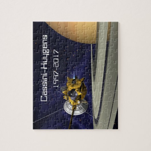 Cassini Huygens Saturn Mission Spacecraft Puzzle (Vertikal)