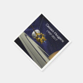 Cassini Huygens Saturn Mission Spacecraft Serviette (Ecke)