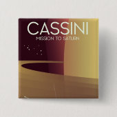 Cassini-Mission zum Saturn Button (Vorderseite)