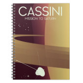 Cassini-Mission zum Saturn Notizblock (Vorderseite)