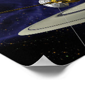 Cassini Saturn Poster (Ecke)