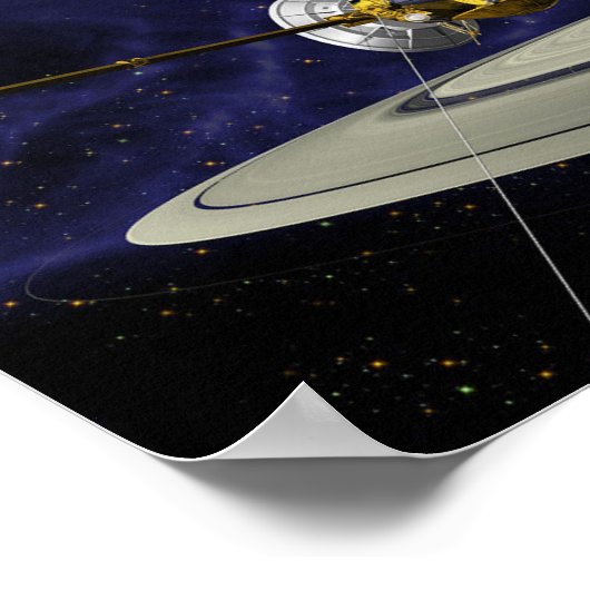 Cassini Saturn Poster (Ecke)