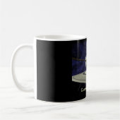 Cassini über Saturn-Tasse Kaffeetasse (Links)
