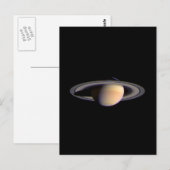 Cassini View of Saturn Space NASA Postkarte (Vorne/Hinten)