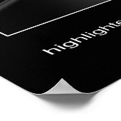 CassiniMission-TethysRingShadow_ca Poster (Ecke)