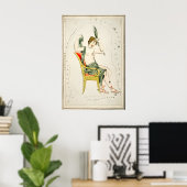 Cassiopea-Sternbild Fine Art Druck Antik Poster (Heimbüro)