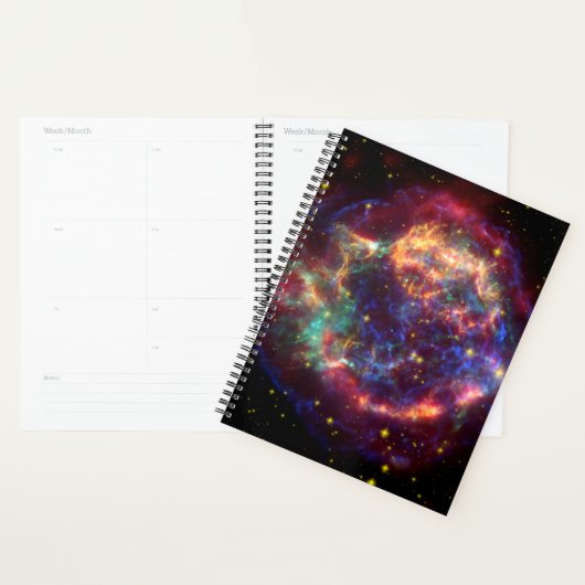 Cassiopeia A in vielen Farben Planer (Anzeige)