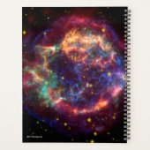 Cassiopeia A in vielen Farben Planer (Rückseite)