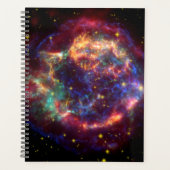 Cassiopeia A in vielen Farben Planer (Vorderseite)