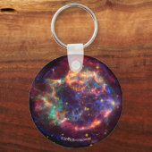 Cassiopeia A in vielen Farben Schlüsselanhänger (Vorderseite)