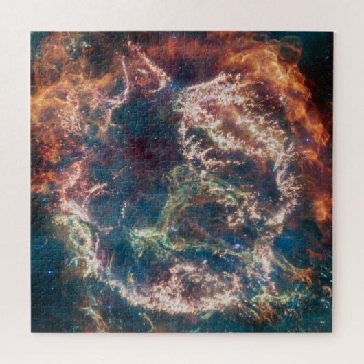 Cassiopeia A MIRI Image James Webb Space Telescope Puzzle (Horizontal)