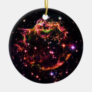 Cassiopeia A Nebel Supernova-Überrest Weltraumfoto Keramik Ornament