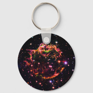 Cassiopeia A Nebel Supernova-Überrest Weltraumfoto Schlüsselanhänger