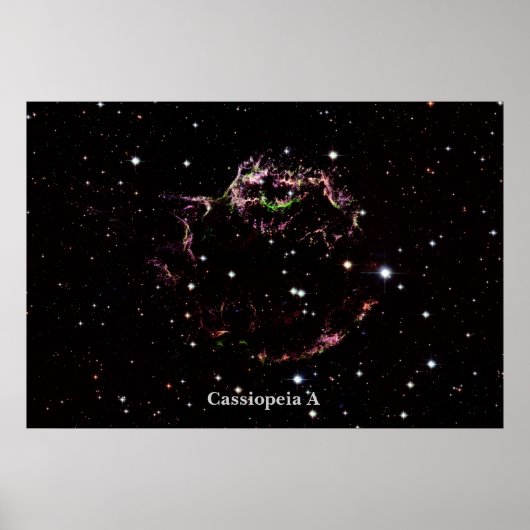 Cassiopeia A Poster (Vorne)
