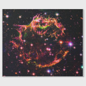 Cassiopeia Ein Nebula Supernova Remnant Space Foto Geschenkpapier (Flach)