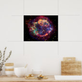 Cassiopeia Eine Supernova Poster (Küche)