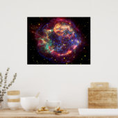 Cassiopeia Eine Supernova Poster (Küche)