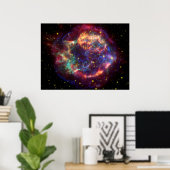 Cassiopeia Eine Supernova Poster (Heimbüro)
