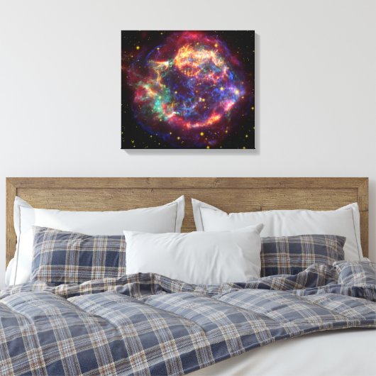 Cassiopeia Galaxy Supernova Rest Leinwanddruck (Insitu (Schlafzimmer))