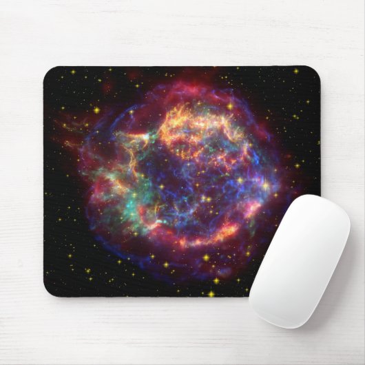 Cassiopeia Galaxy Supernova Rest Mousepad (Mit Mouse)