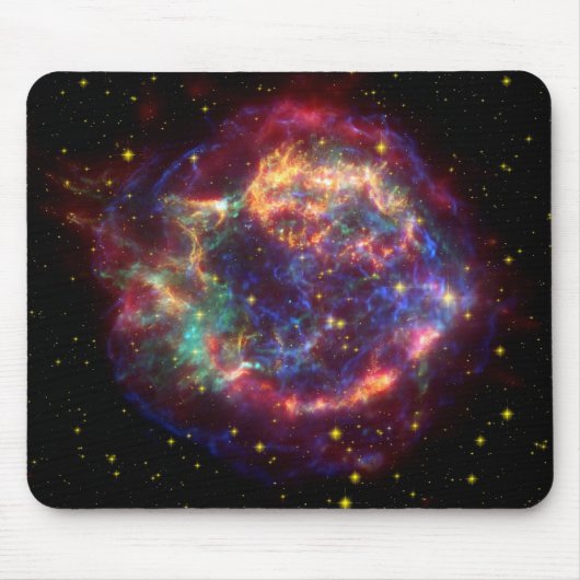Cassiopeia Galaxy Supernova Rest Mousepad (Vorne)