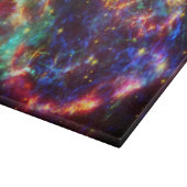 Cassiopeia Galaxy Supernova Rest Schneidebrett (Ecke)