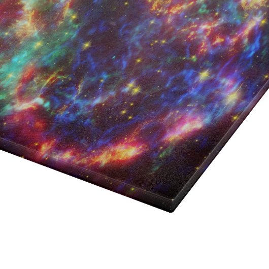 Cassiopeia Galaxy Supernova Rest Schneidebrett (Ecke)