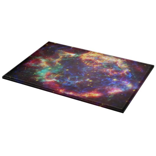 Cassiopeia Galaxy Supernova Rest Schneidebrett (Ecke)