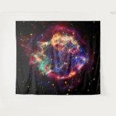 Cassiopeia Galaxy Supernova Rest Wandteppich (Vorderseite (Horizontal))