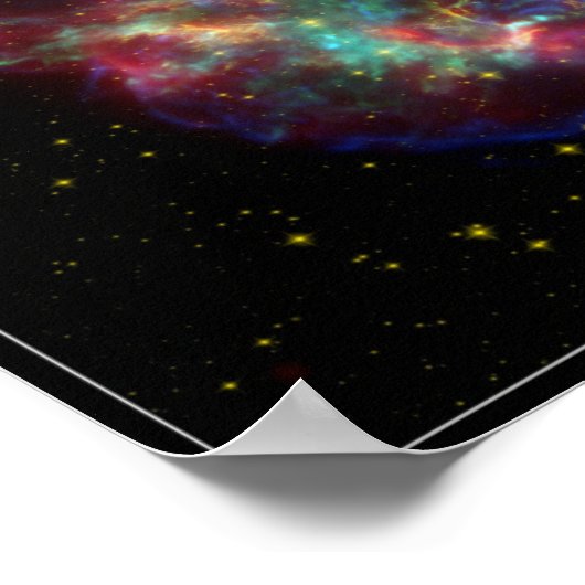 Cassiopeia-Konstellation Poster (Ecke)