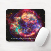 Cassiopeia, Milchstraße, die jüngste Supernova Mousepad (Mit Mouse)